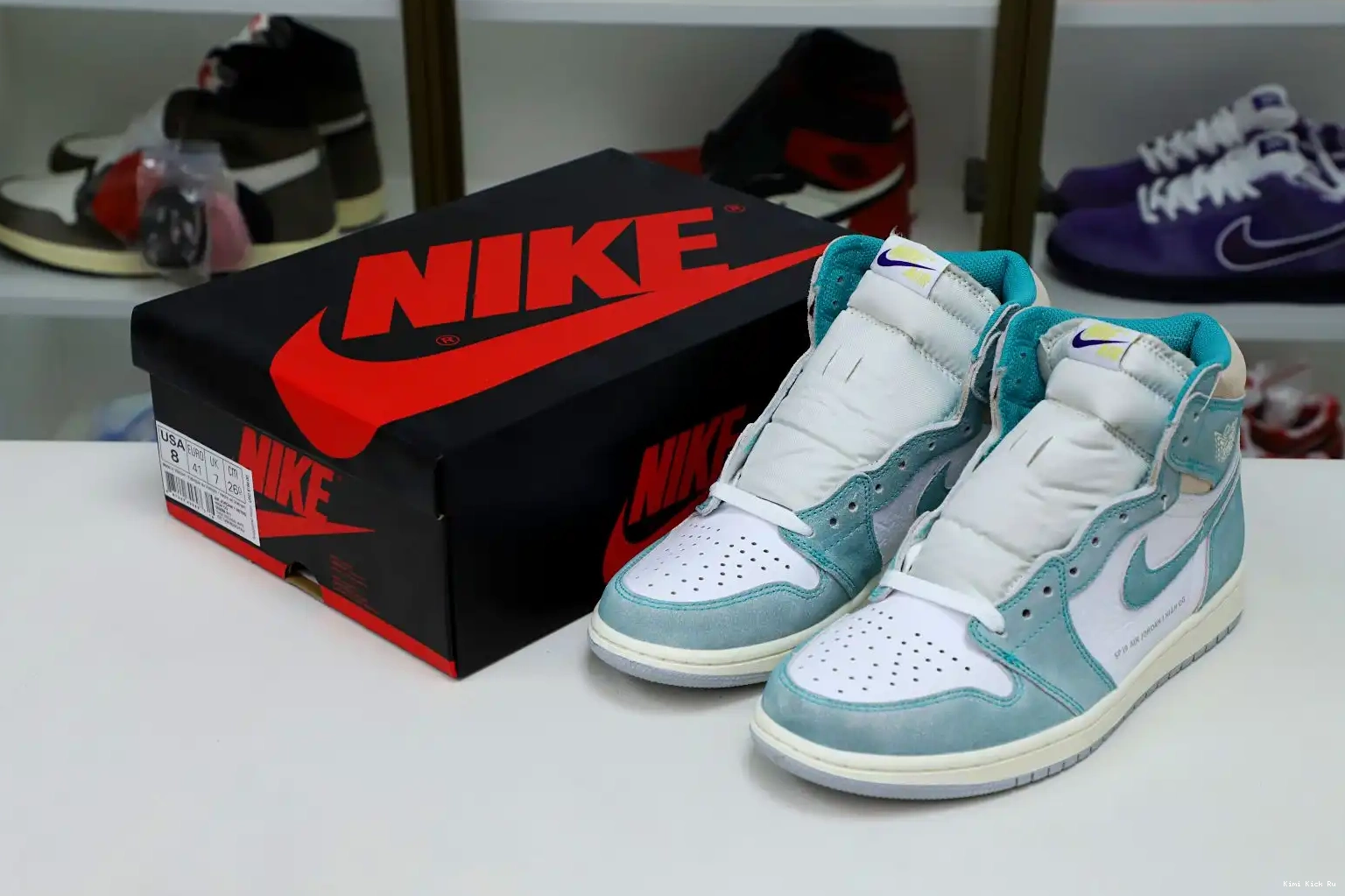 OG JORDAN 1 Kimikick 'TURBO HIGH GREEN' AIR RETRO 0810